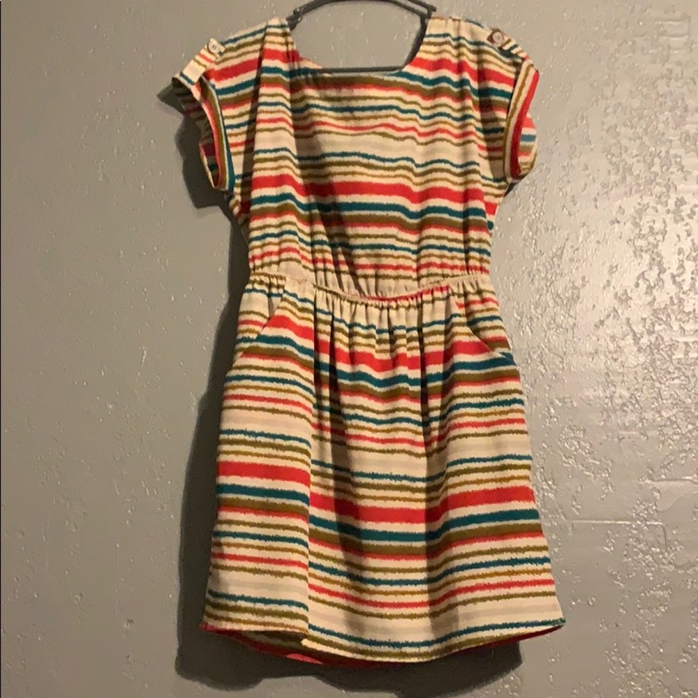 Lush striped dress with pockets